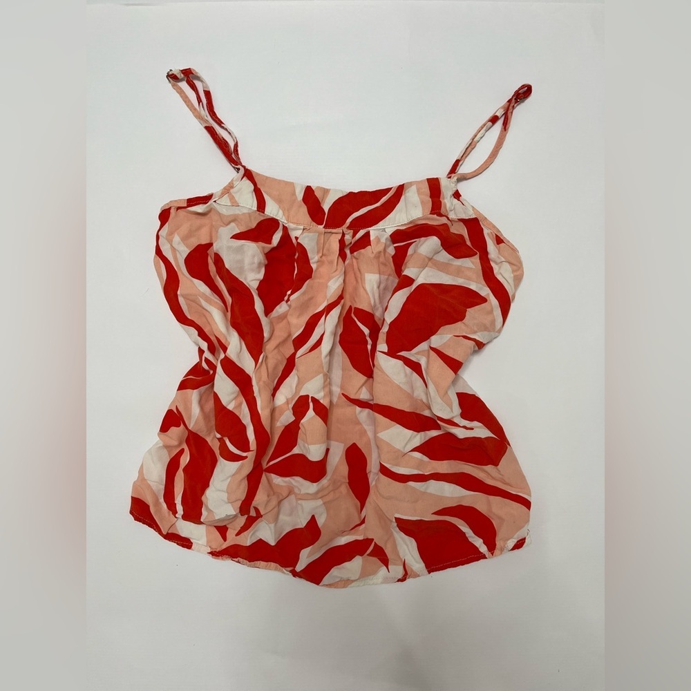 Maree Maree - patterned coral cami tank - size M